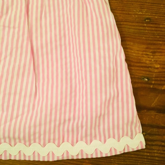 Bailey Boys Pink Stripe Seersucker Skirt - Size 4 - Picture 2 of 7